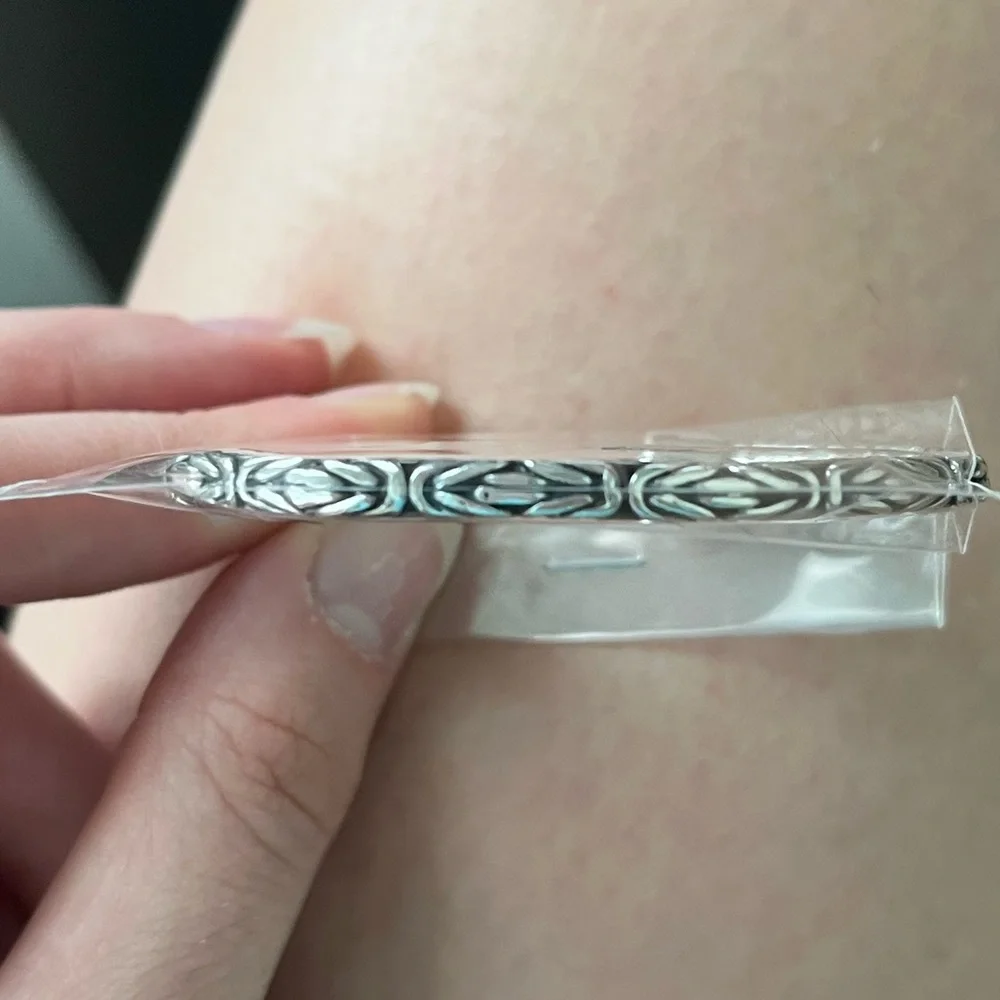 .925 Sterling Silver Cuff - Picture 3 of 3